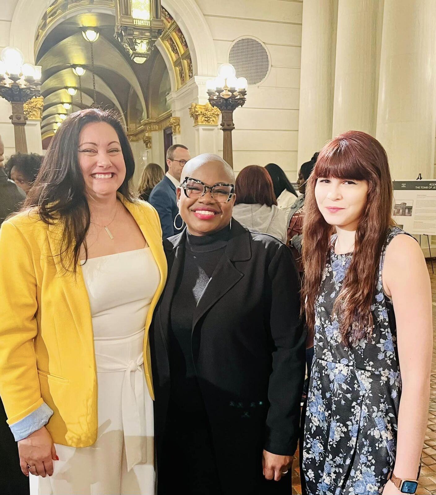 From Left to Right, Mary Rebe Director, Shante Brown Deputy Secretary of OCDEL, Cera Alber Program Director